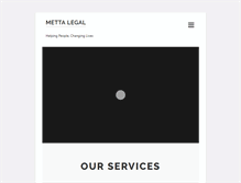 Tablet Screenshot of mettalegal.com